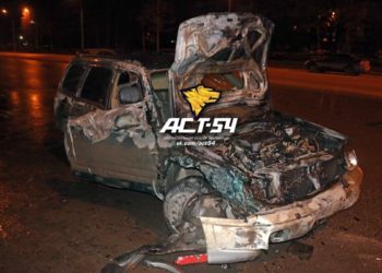 На Ватутина водитель Subaru Forester протаранил «девятку» и сбежал с места ДТП