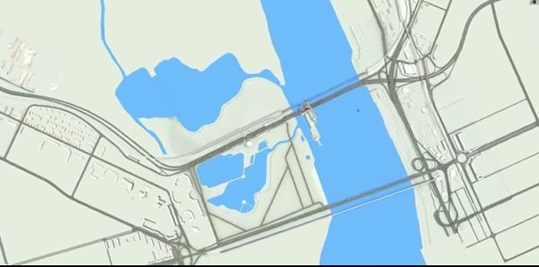 При строительстве четвертого моста через Обь не потребуется массово сносить жилье