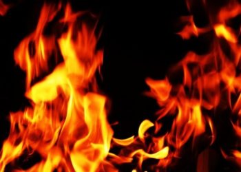 10 человек из горящего дома спасли новосибирские пожарные