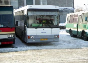 Из-за сильного гололеда в Новосибирске прекращено междугороднее автобусное сообщение