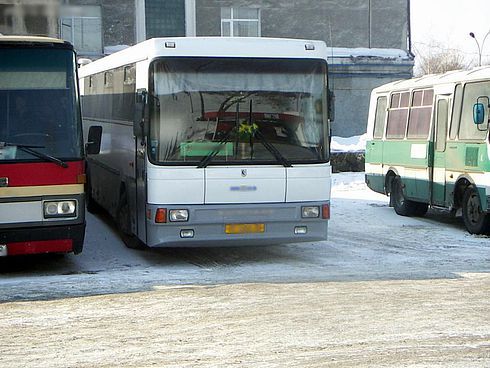 Из-за сильного гололеда в Новосибирске прекращено междугороднее автобусное сообщение