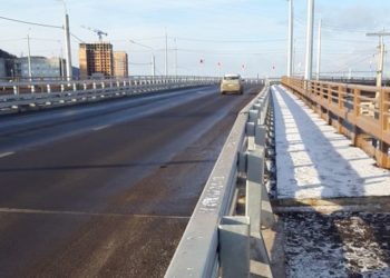 Построенная «Сибмостом» новая переправа через Енисей в Красноярске начала «сыпаться»