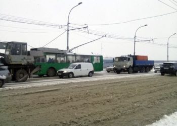 Новосибирск встал в 10-бальной пробке впервые в этом году