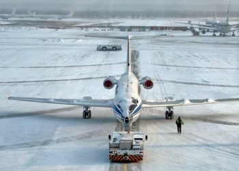 14 самолетов не вылетели из «Толмачево» из-за снегопада