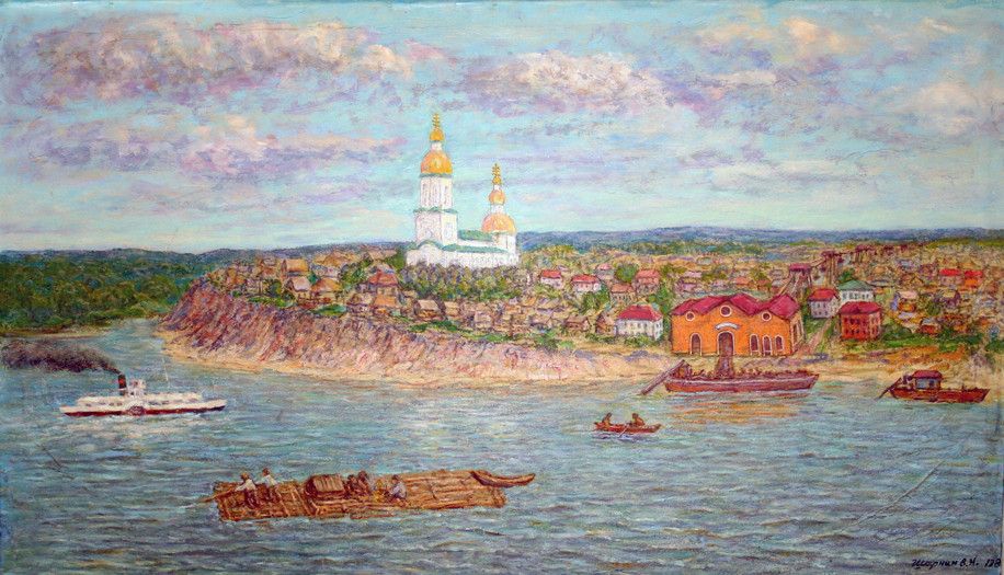 К 300-летию Бердска Почта России выпустила конверт с репродукцией художника Шарнина