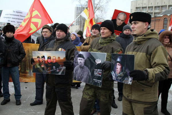 Два Русских марша прошли в Новосибирске