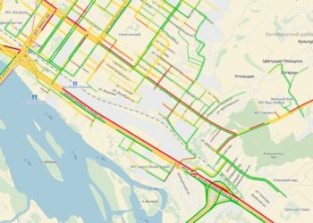 Пробки сковали Новосибирск в первый рабочий день 2017 года