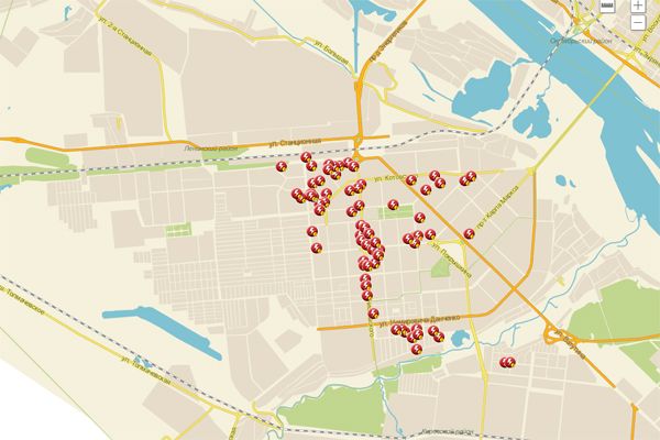 В левобережье Новосибирска массово отключили свет