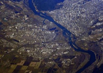 Российский космонавт сфотографировал Новосибирск с борта космической станции