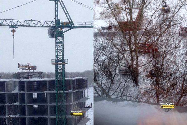 Требующие зарплату новосибирцы вновь забираются на строительные краны