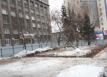 Сквер на Челюскинцев в Новосибирске застраивается без права аренды