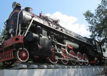 Паровоз начала 1950-х пройдет по мосту через Обь в «Ночь музеев» в Новосибирске