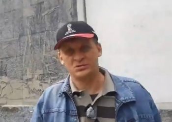 стоп-кадр с видео Тимура Ханова