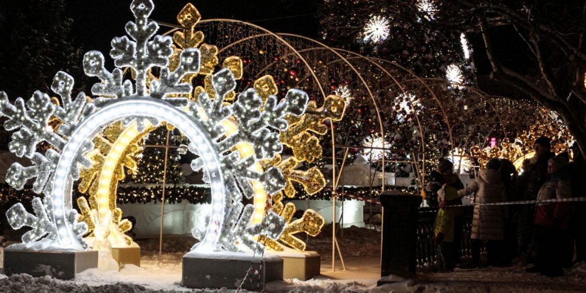 Первый канал посвятил сюжет новогоднему Новосибирску