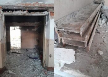 Вандалы раскурочили исторические здания военного городка в Новосибирске