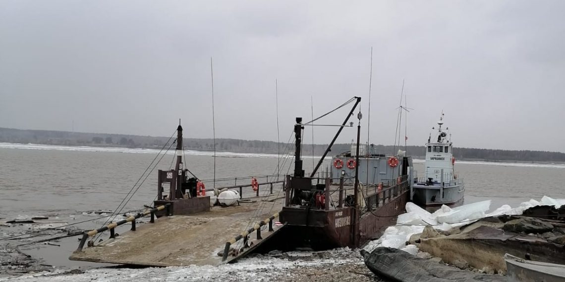Паром между селами Чингис и Спирино запустили по Новосибирскому водохранилищу