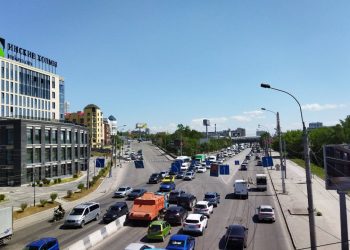 Новосибирск встал в пробках из-за приезда премьер-министра Белоруссии