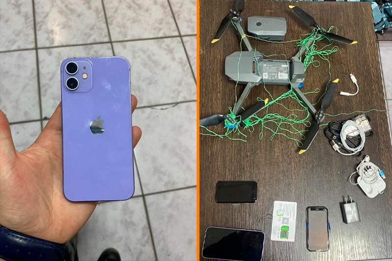 Наушники и iPhone попытались доставить новосибирским зекам на квадрокоптере