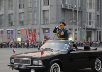 Репетиция Парада Победы прошла в Новосибирске 5 мая — фоторепортаж