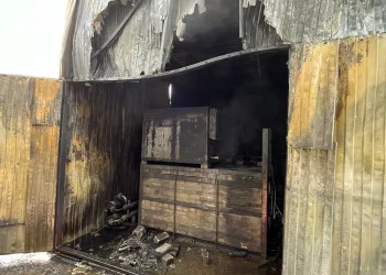 СК проведет проверку после пожара на складе с дизельным топливом