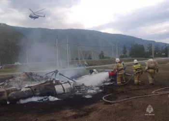 Стало известно новое количество погибших при падении вертолета в Республике Алтай