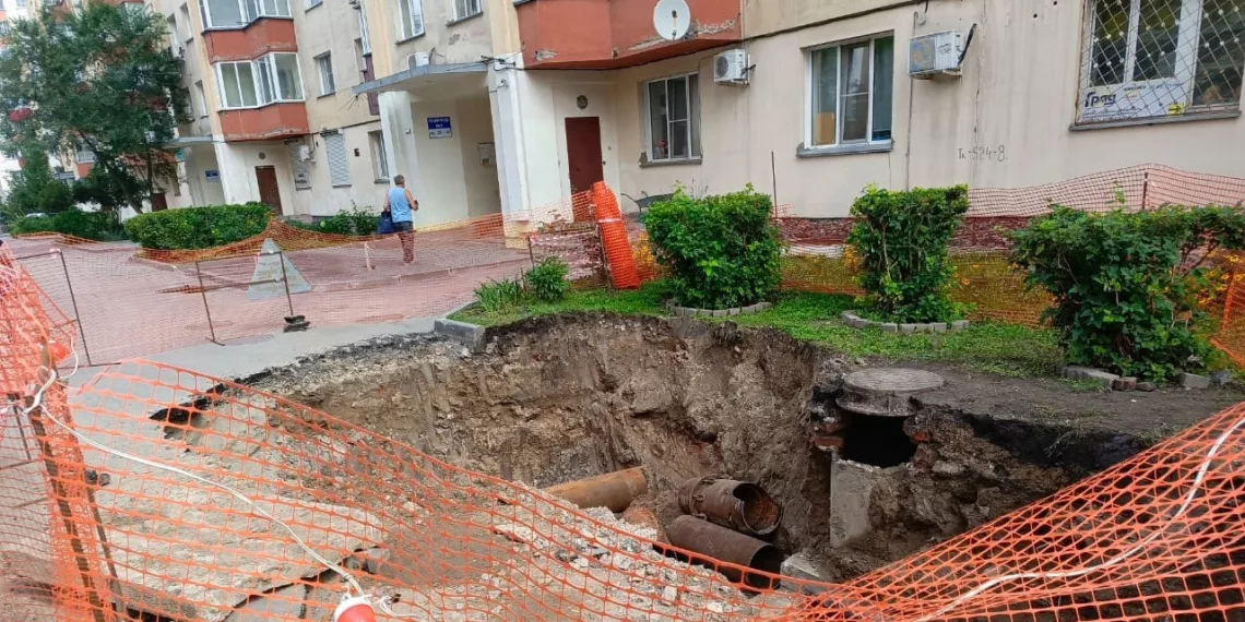 В Ленинском районе люди больше месяца живут без горячей воды