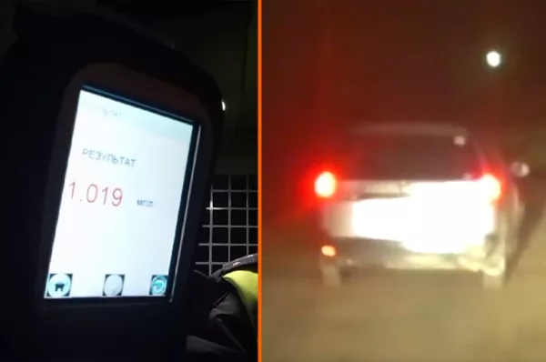 Пьяный лихач без прав устроил «гонку» с полицейскими под Новосибирском