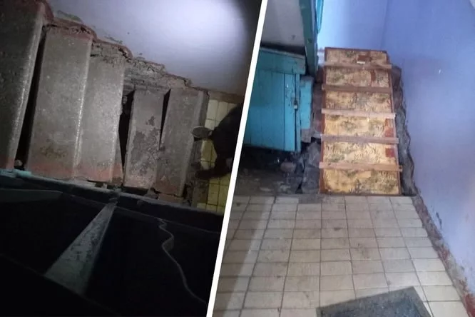 Прокуратура организовала проверку после обрушения лестницы в доме Калининского района