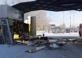 В сибирском регионе произошел хлопок газа на одной из заправок