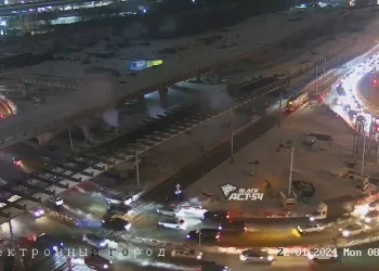 Новосибирск начал утро с 8-балльных пробок