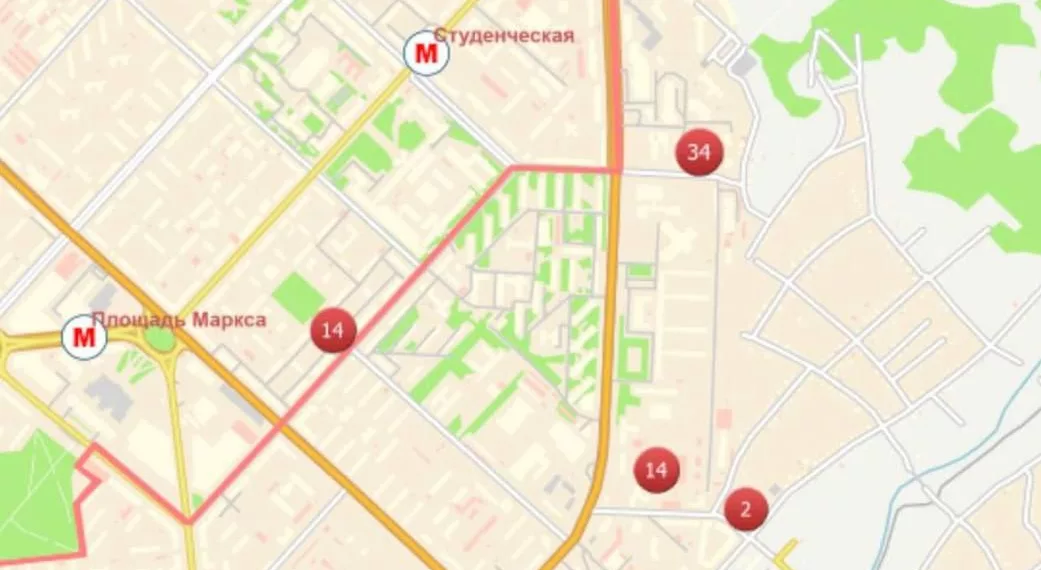 В Новосибирске 65 домов остались без отопления в -16