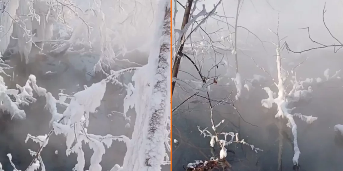 «Озеро кипятка» обнаружили жители Новосибирска