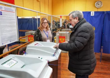 Владимир Городецкий проголосовал на выборах президента Российской Федерации   