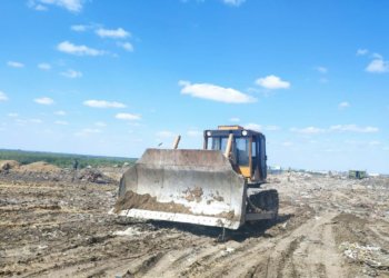 Спустя четыре дня «Левобережный» полигон в Новосибирске потушили