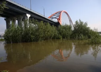 Пять дорог, два двора и один автомобиль подтопило после ливня в Новосибирске