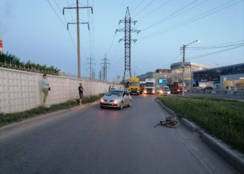 Водитель Nissan сбил 13-летнего велосипедиста в Новосибирске