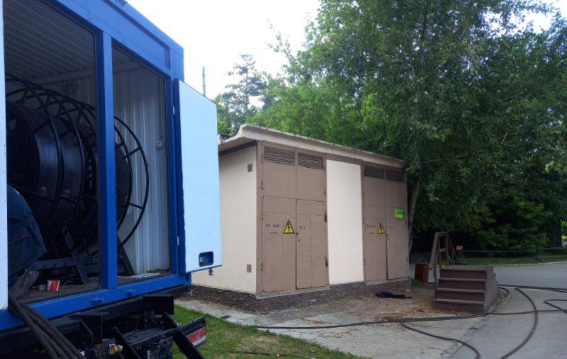 В Новосибирске зоопарк остался без света из-за повреждения ЛЭП