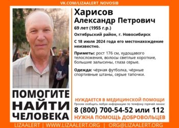 Пропавшего пенсионера в тапочках разыскивают в Новосибирске