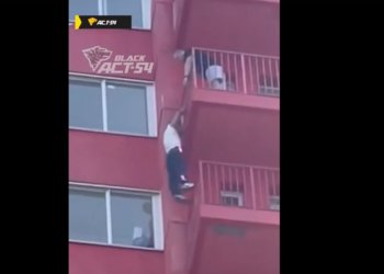 Местного «человека-паука» заметили жители Новосибирска