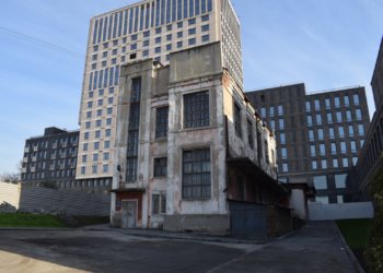 Самый маленький памятник конструктивизма реставрируют в Новосибирске