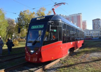 Новый белорусский трамвай презентовали в Новосибирске — как он выглядит?