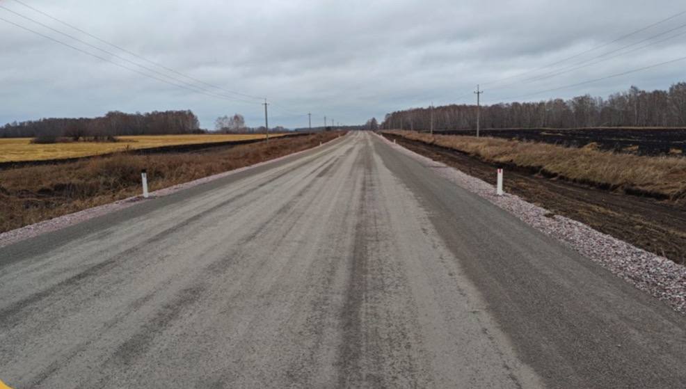 В Новосибрской области отремонтировали дорогу до исторического села