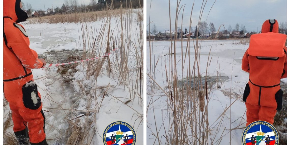 В Новосибирске 86-летний рыбак провалился под лед на озере