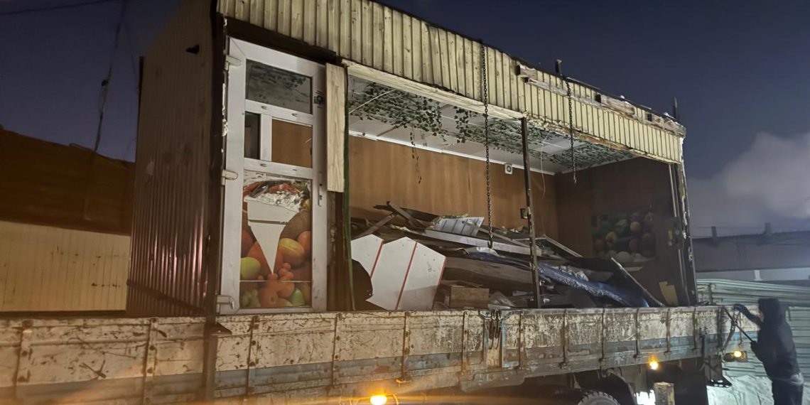 Незаконные киоски и постройки снесли в Новосибирске