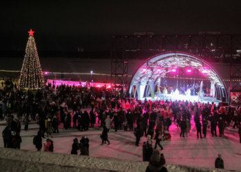 Каток на Михайловской набережной откроется 7 декабря в Новосибирске