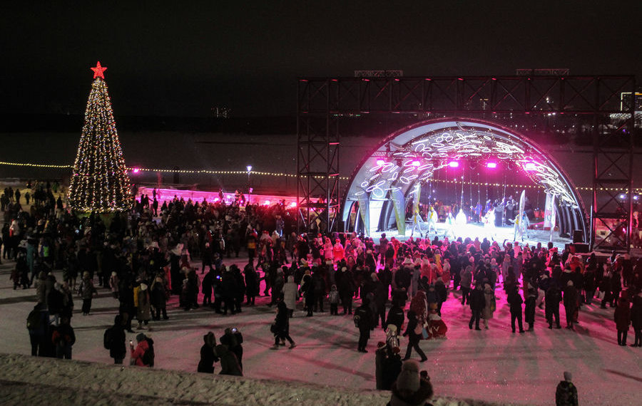 Каток на Михайловской набережной откроется 7 декабря в Новосибирске