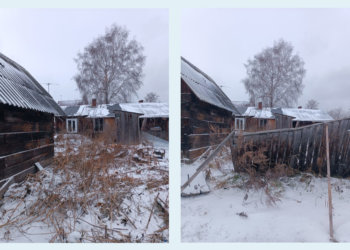 Две многодетные семьи выживают в разрушающемся доме под Новосибирском