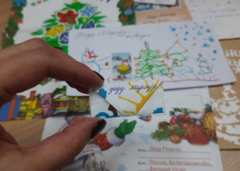 Мини-письмо Деду Морозу отправили из Новосибирской области