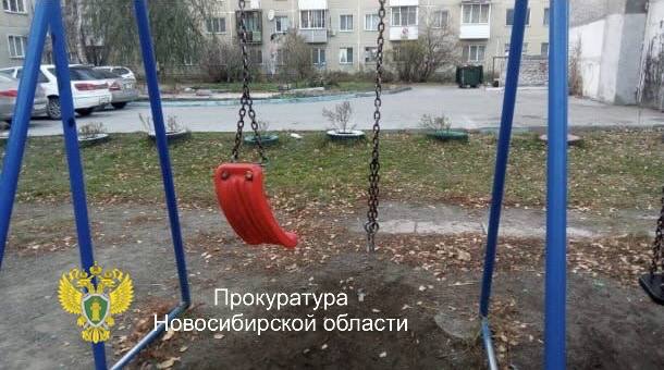 В Новосибирске директор МУП ответит за травму 6-летней девочки на качелях