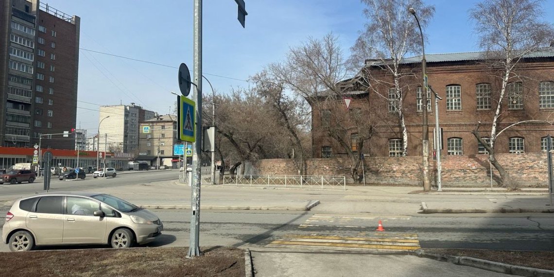 «Хонда» сбила 10-летнюю на пешеходном переходе в Новосибирске